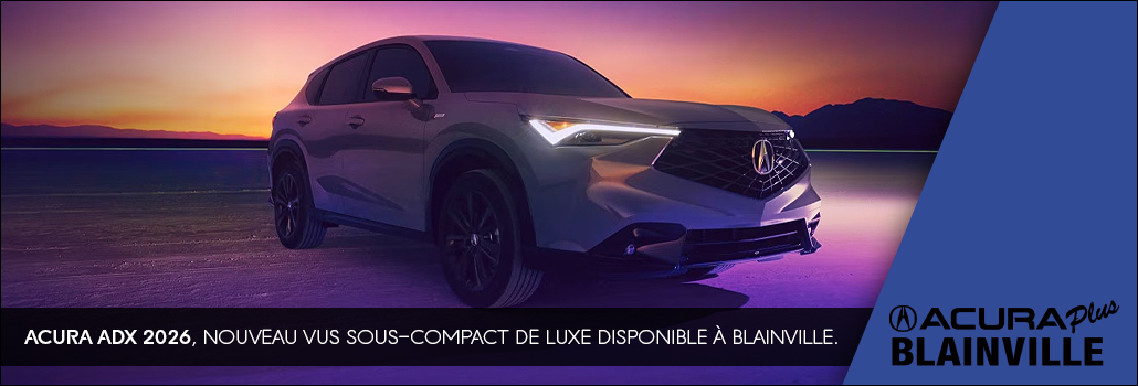 Acura plus blog ADX 2026 fevrier FR